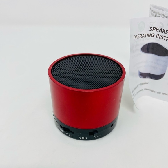 NEW - AARP Red Portable Mini Bluetooth Speaker - Picture 3 of 10